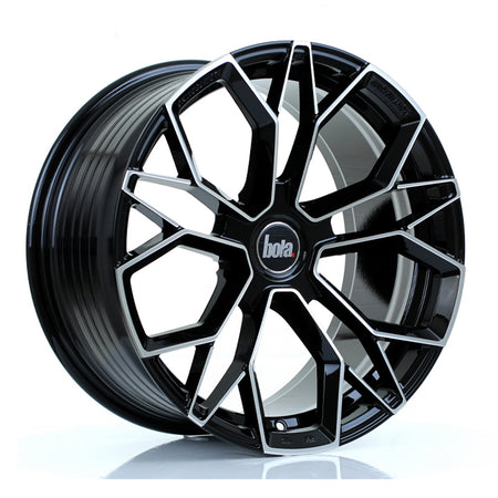 BOLA FLF 18x9 ET42-50 5X120 GLOSS BLACK POLISHED FACE