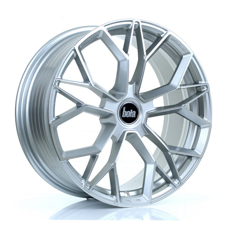 BOLA FLF 19x8.5 ET42-50 5X108 SILVER POLISHED FACE