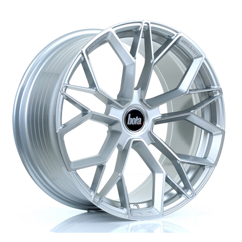BOLA FLF 19x9.5 ET45-50 5X112 SILVER POLISHED FACE