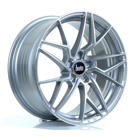 BOLA FLR 18x8.5 ET40-50 5X108 SILVER POLISHED FACE