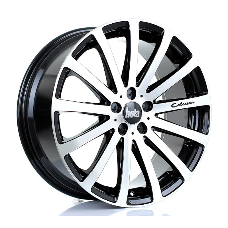 BOLA XTR 20x8.5 ET20-45 5X120.65 GLOSS BLACK POLISHED FACE
