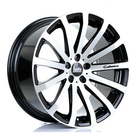 BOLA XTR 20x9.5 ET20-45 5X118 GLOSS BLACK POLISHED FACE