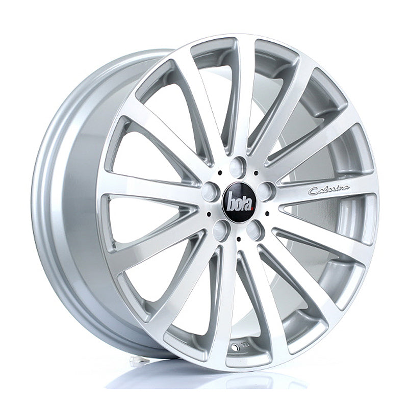 BOLA XTR 20x8.5 ET20-45 5X100 SILVER POLISHED FACE