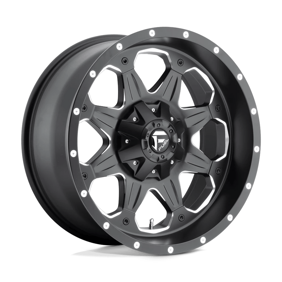 Fuel 1PC D534 BOOST 20x9 ET-12 6x139.7 Matte Black Milled