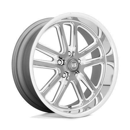 US Mag 1PC U130 BULLET 20x9.5 ET1 5x127 Textured Gunmetal w/ Milled Edges