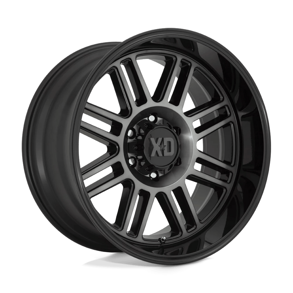 XD XD850 CAGE 20x10 ET-18 6x139.7 Gloss Black w/ Gray Tint