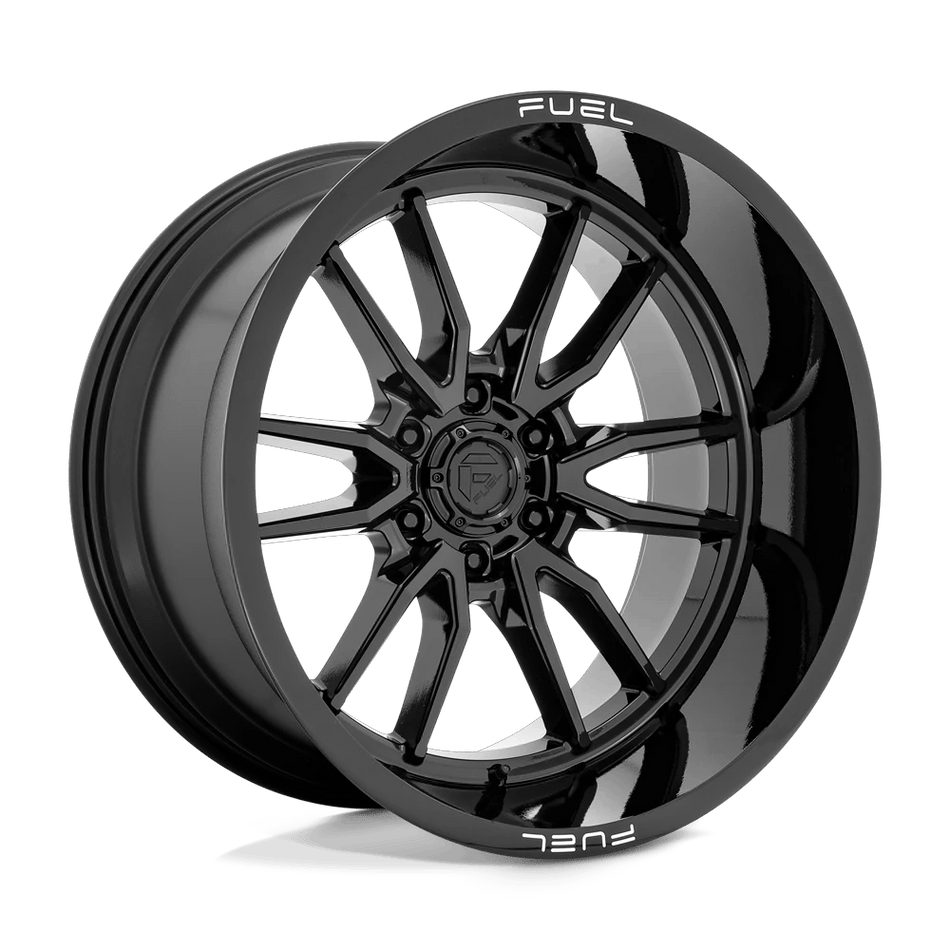 Fuel 1PC D760 CLASH 22x12 ET-44 6x135 Gloss Black