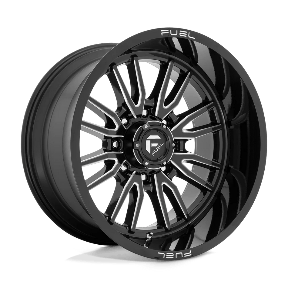 Fuel 1PC D761 CLASH 22x12 ET-44 8x170 Gloss Black Milled