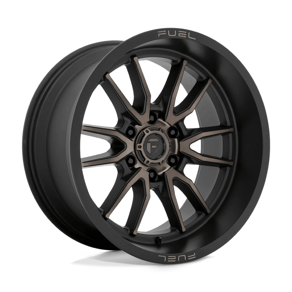 Fuel 1PC D762 CLASH 18x9 ET1 6x120 Matte Black Double Dark Tint