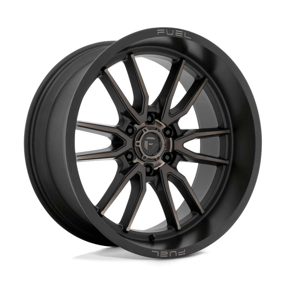 Fuel 1PC D762 CLASH 22x10 ET-18 6x135 Matte Black Double Dark Tint
