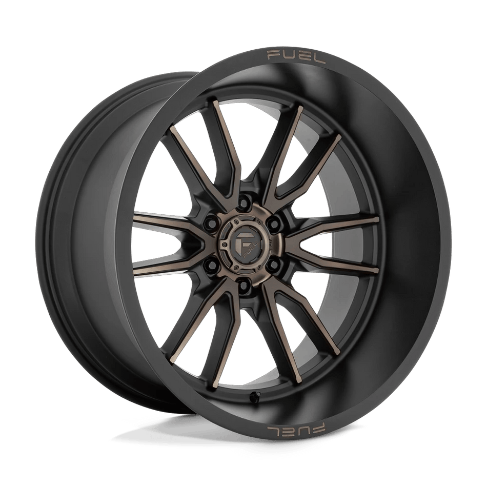 Fuel 1PC D762 CLASH 22x12 ET-44 6x135 Matte Black Double Dark Tint