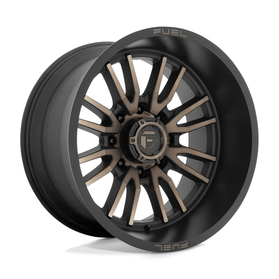 Fuel 1PC D762 CLASH 22x12 ET-44 8x165.1 Matte Black Double Dark Tint