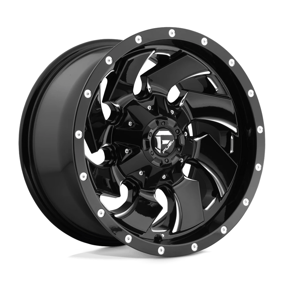 Fuel 1PC D574 CLEAVER 17x9 ET-12 6x135/5.5 Gloss Black Milled