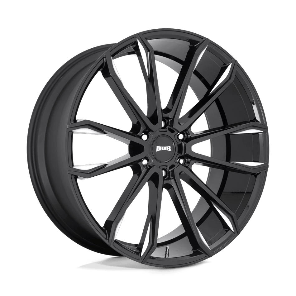 DUB 1PC S252 CLOUT 24x10 ET30 6x135 Gloss Black Milled