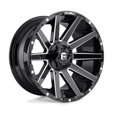 Fuel 1PC D615 CONTRA 22x10 ET-19 6x135/5.5 Gloss Black Milled
