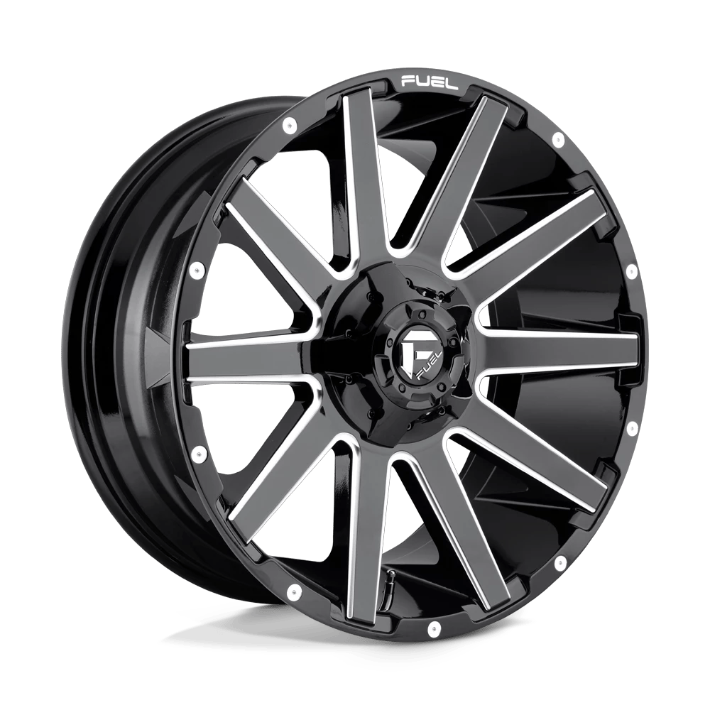 Fuel 1PC D615 CONTRA 20x9 ET20 6x135/5.5 Gloss Black Milled