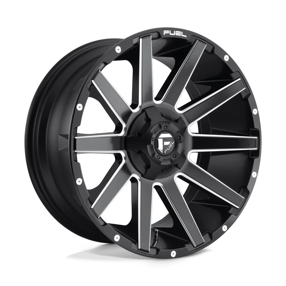Fuel 1PC D616 CONTRA 20x9 ET1 6x114.3 Matte Black Milled