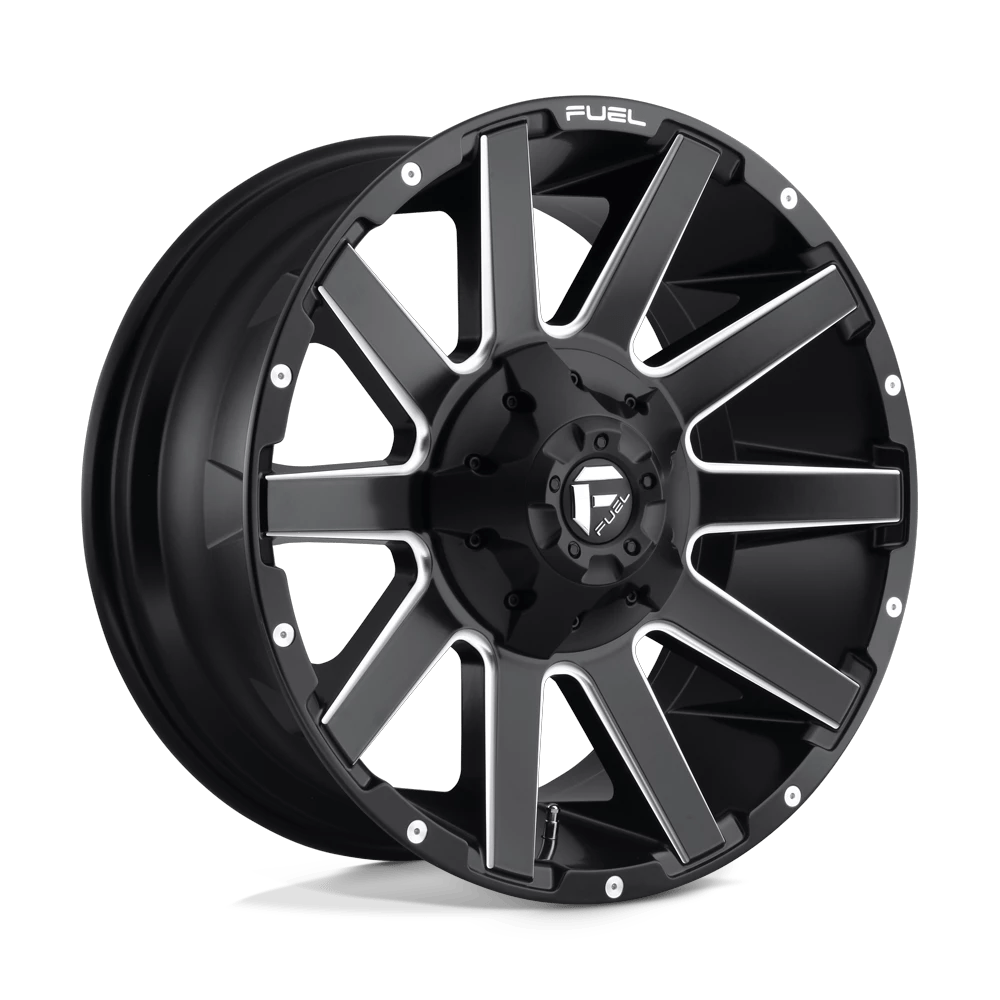 Fuel 1PC D616 CONTRA 20x9 ET20 8x180 Matte Black Milled