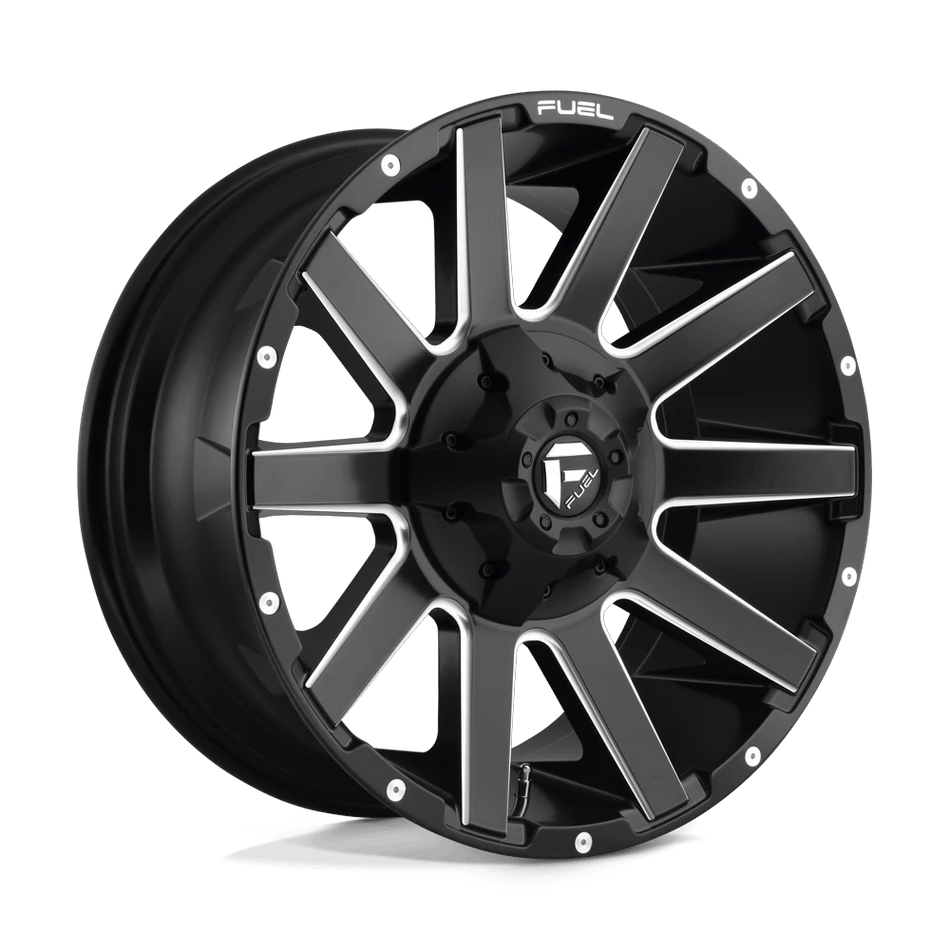 Fuel 1PC D616 CONTRA 20x9 ET20 8x180 Matte Black Milled