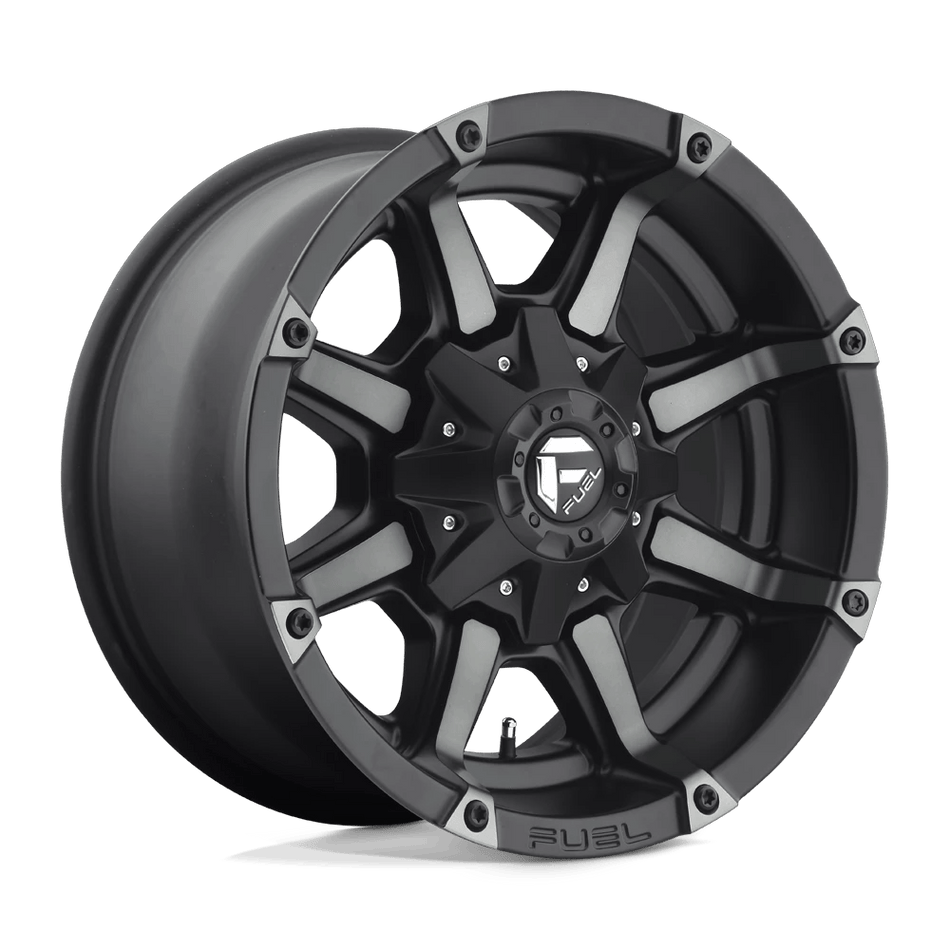 Fuel 1PC D556 COUPLER 17x9 ET1 6x114.3 Matte Black Double Dark Tint