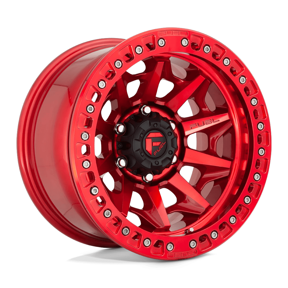 Fuel 1PC D113 COVERT BEADLOCK 17x9 ET-15 5x127 Candy Red
