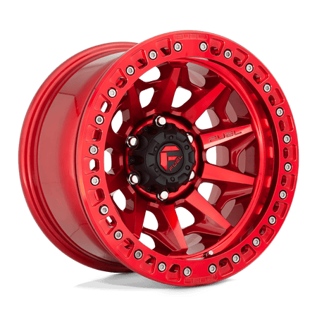 Fuel 1PC D113 COVERT BEADLOCK 17x9 ET-15 5x127 Candy Red