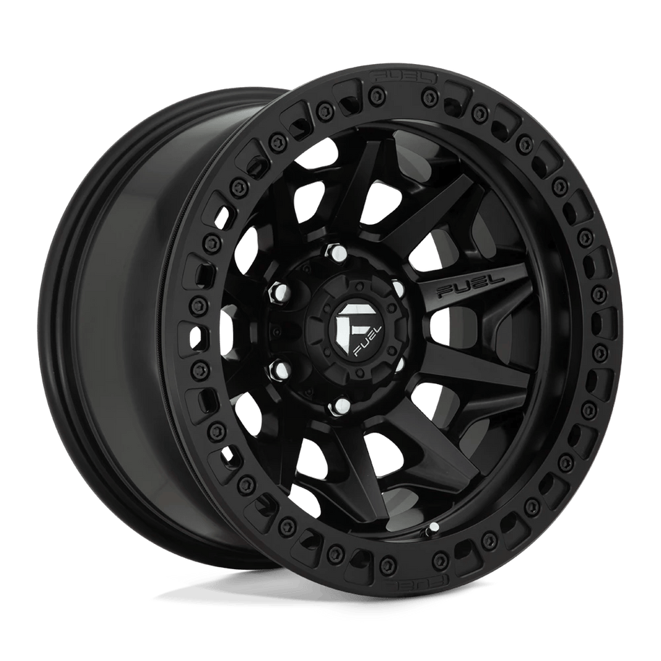Fuel 1PC D114 COVERT BEADLOCK 17x9 ET-38 5x127 Matte Black