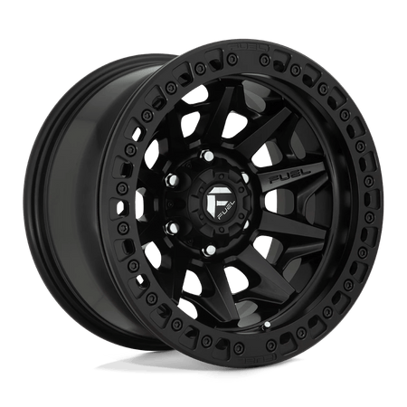 Fuel 1PC D114 COVERT BEADLOCK 17x9 ET-15 5x127 Matte Black
