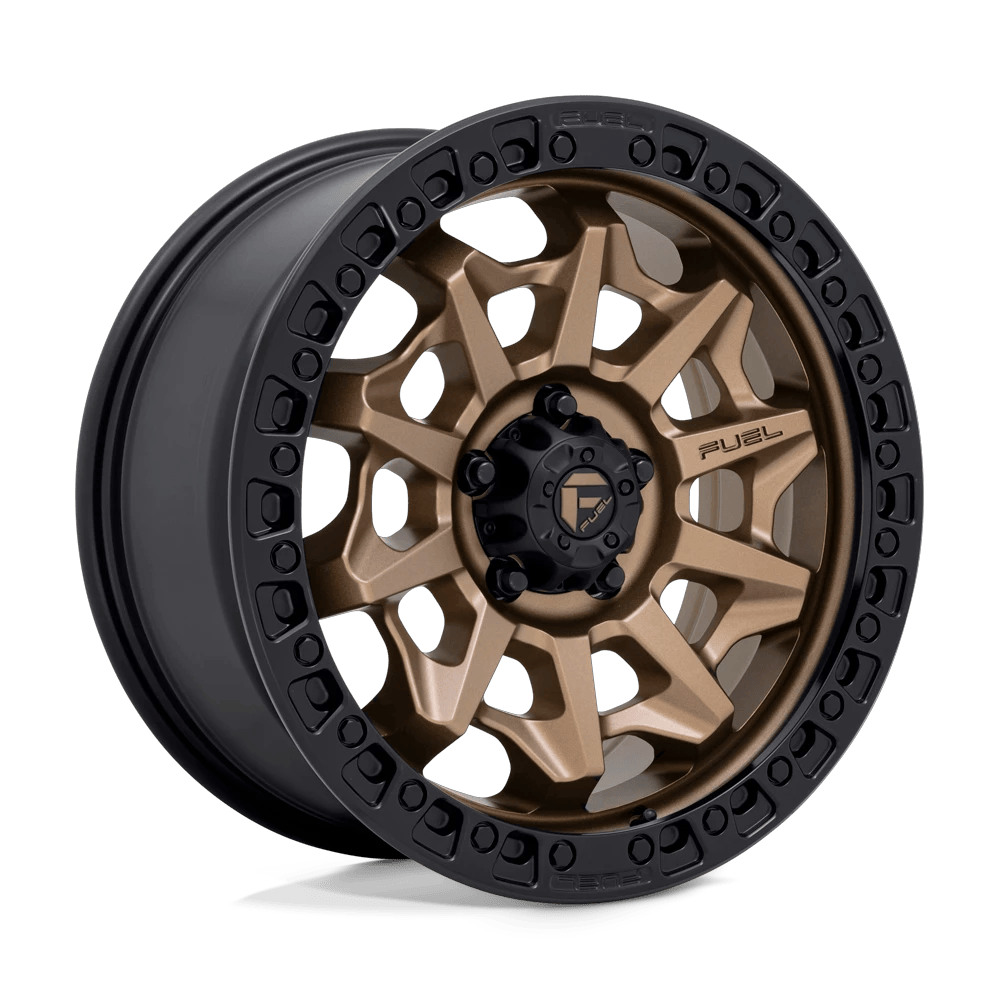 Fuel 1PC D696 COVERT 18x8.5 ET35 5x120 Matte Bronze Black Bead Ring