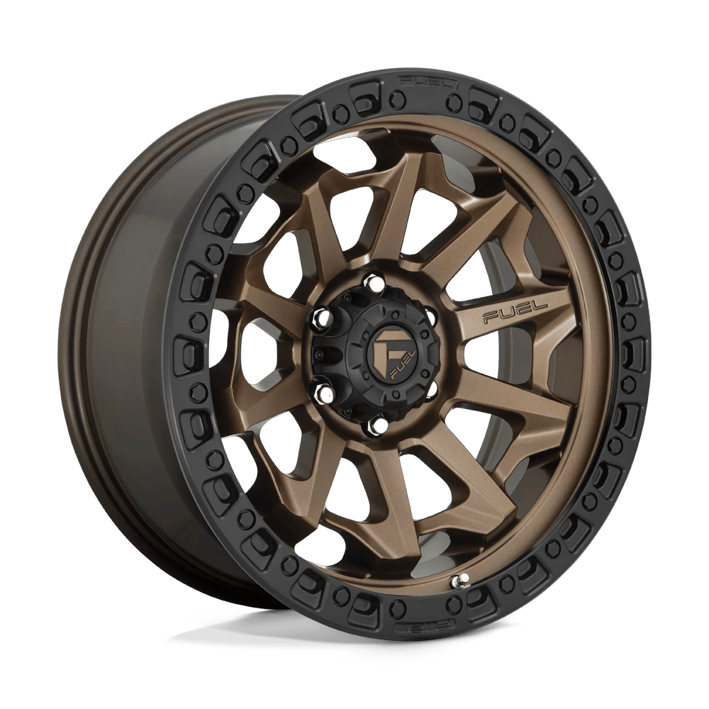 Fuel 1PC D696 COVERT 18x9 ET1 6x135 Matte Bronze Black Bead Ring