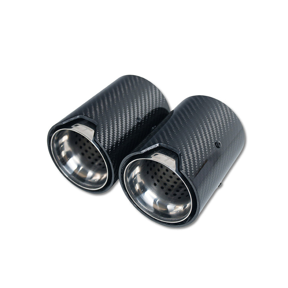 BMW CARBON EXHAUST TIPS 135i/140i/235i/240i/335i/340i/435i/440i - CHROME (SET OF 2)