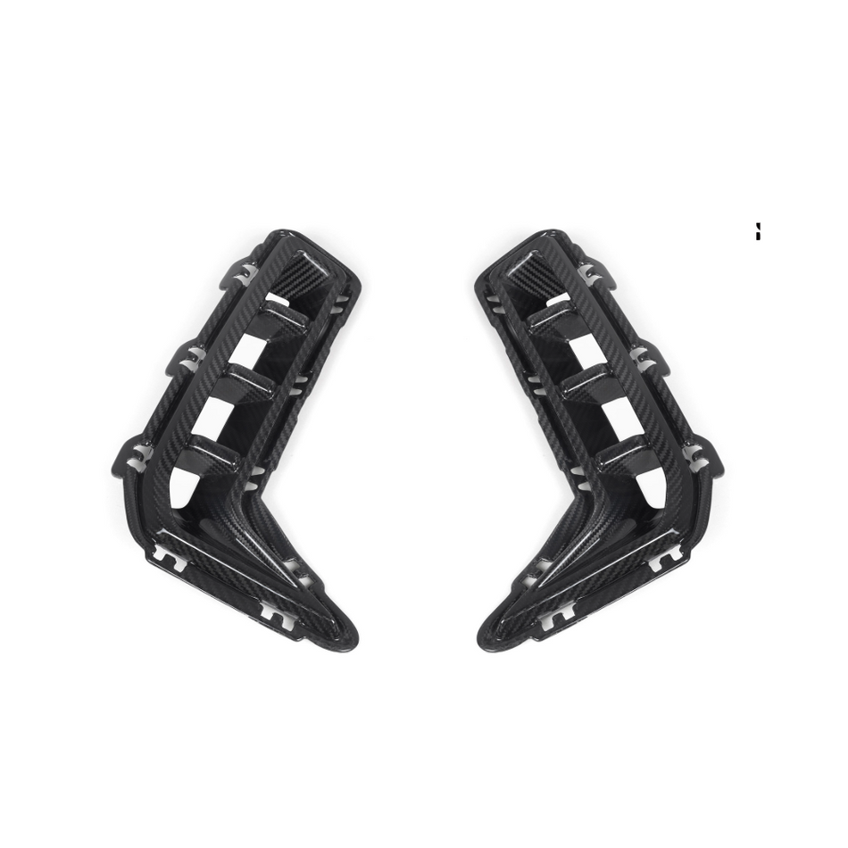 BMW G05 X5 LCI 2023+ CARBON FIBRE FRONT BUMPER CORNERS