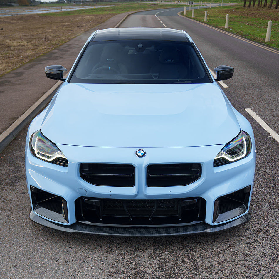 BMW G87 M2 CARBON FIBRE SPLITTER V3 - CT DESIGN