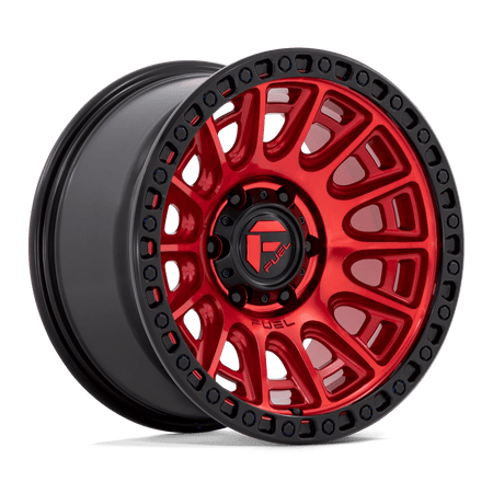 Fuel 1PC D834 CYCLE 17x9 ET1 6x139.7 Candy Red w/ Black Ring