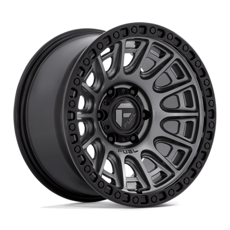 Fuel 1PC D835 CYCLE 17x9 ET-12 5x127 Matte Gunmetal w/ Black Ring