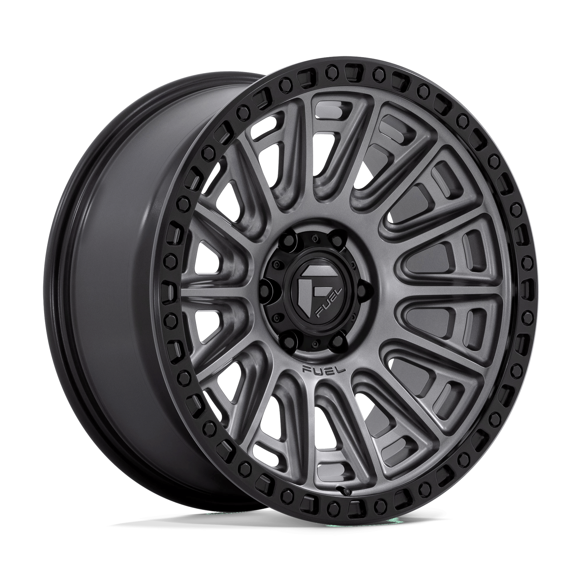 Fuel 1PC D835 CYCLE 20x9 ET1 6x139.7 Matte Gunmetal w/ Black Ring