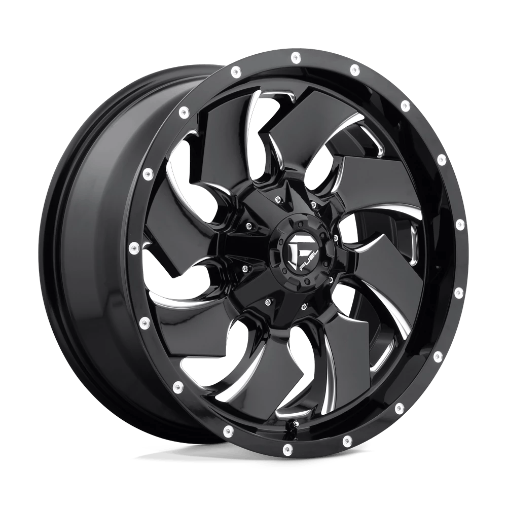 Fuel 1PC D574 CLEAVER 20x9 ET20 6x135/5.5 Gloss Black Milled