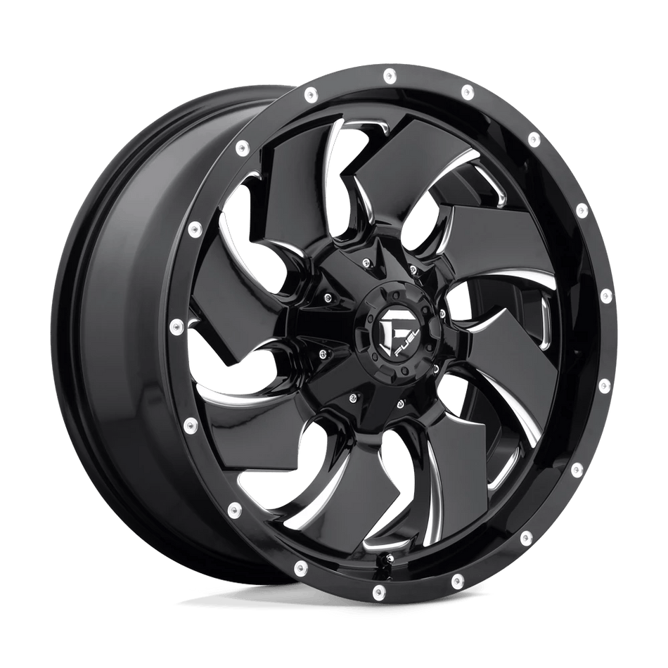 Fuel 1PC D574 CLEAVER 20x9 ET20 6x135/5.5 Gloss Black Milled