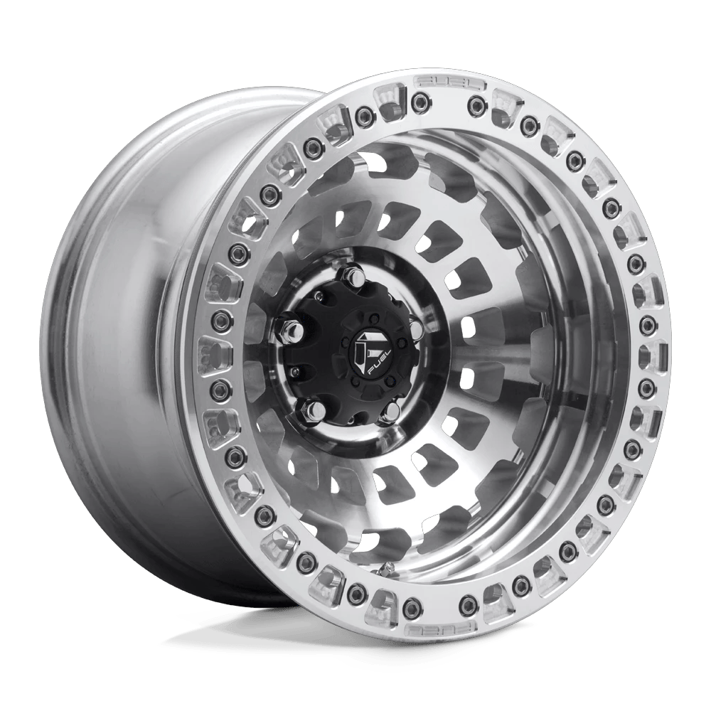 Fuel 1PC D102 ZEPHYR BEADLOCK 17x9 ET-15 6x139.7 Gloss Machined