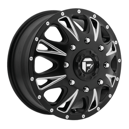 Fuel 1PC D513 THROTTLE 17x6.5 ET129 8x165.1 Matte Black Milled