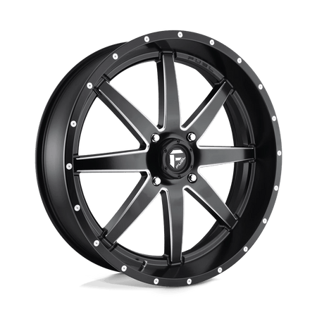 Fuel UTV D538 MAVERICK UTV 24x7 ET13 4x156 Matte Black Milled