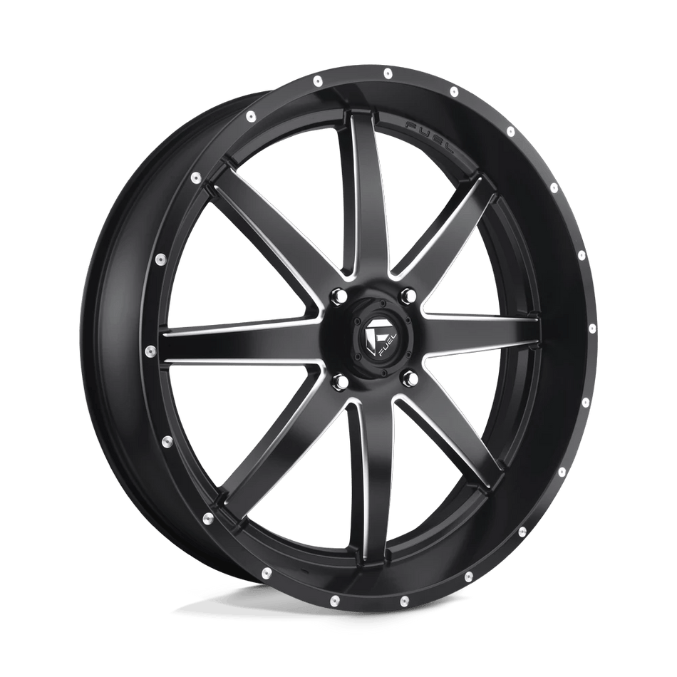 Fuel UTV D538 MAVERICK UTV 26x7 ET13 4x156 Matte Black Milled