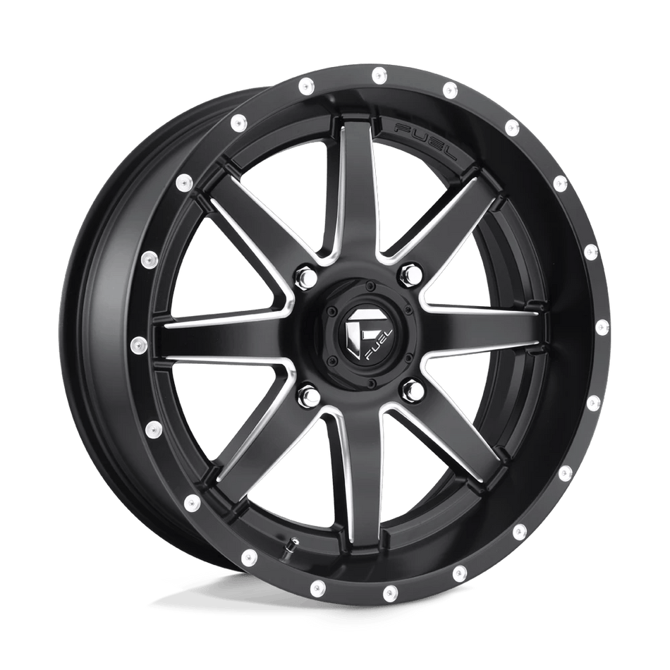 Fuel UTV D538 MAVERICK UTV 18x7 ET13 4x156 Matte Black Milled