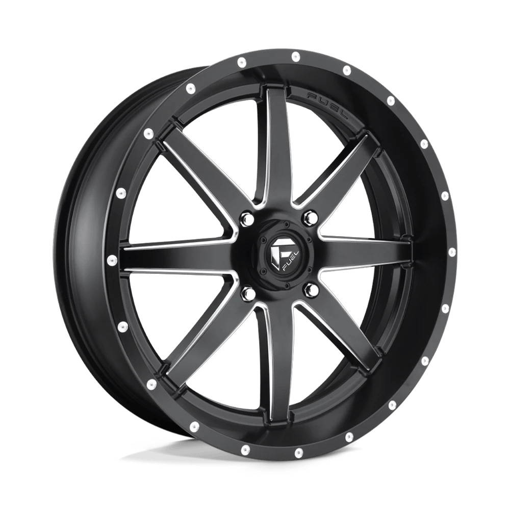 Fuel UTV D538 MAVERICK UTV 15x7 ET13 4x137 Matte Black Milled