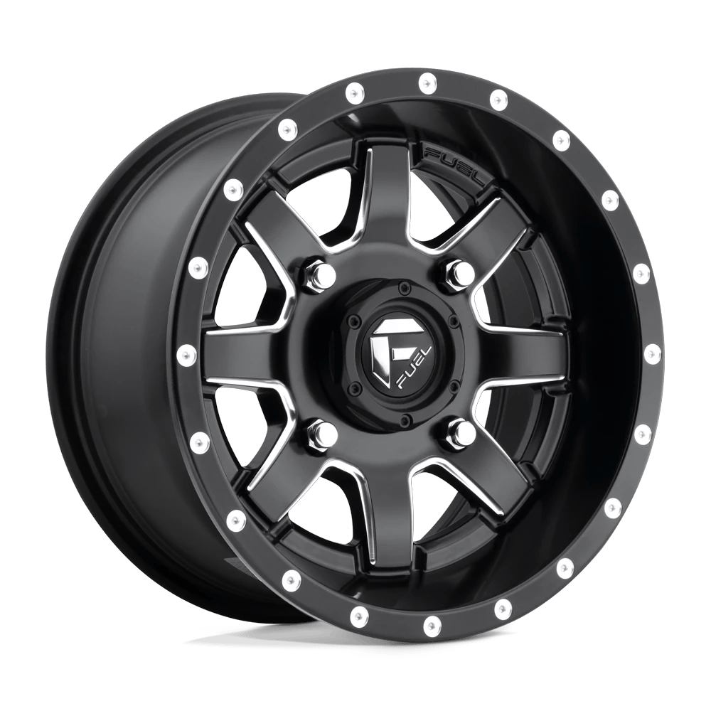 Fuel UTV D538 MAVERICK UTV 14x7 ET13 4x156 Matte Black Milled