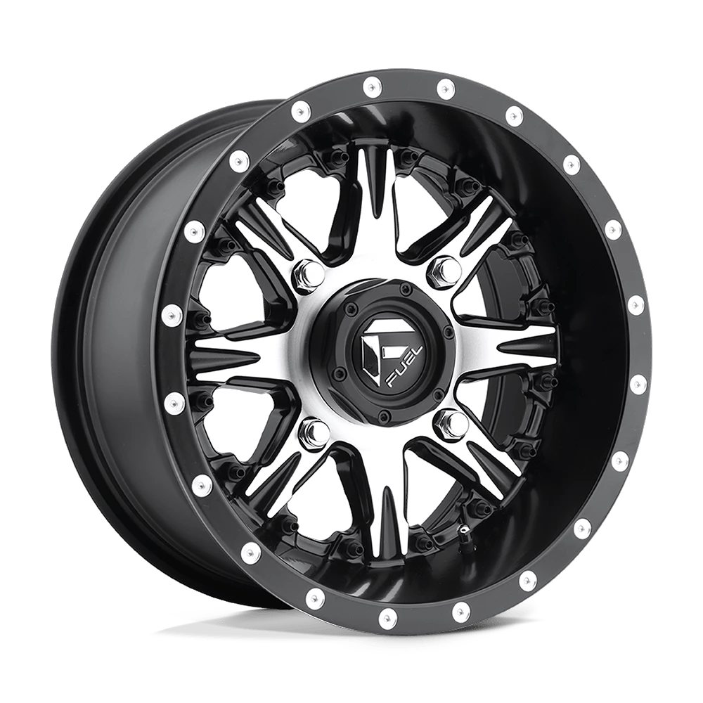 Fuel UTV D541 NUTZ UTV 14x7 ET13 4x156 Matte Black Machined