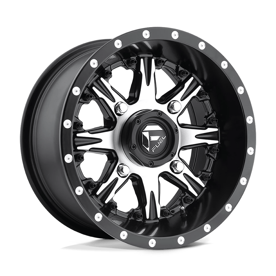 Fuel UTV D541 NUTZ UTV 14x7 ET13 4x156 Matte Black Machined