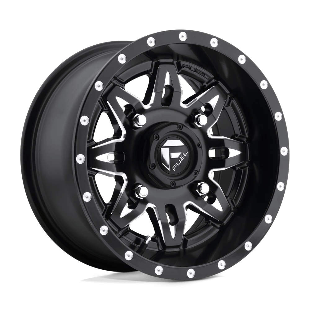 Fuel UTV D567 LETHAL UTV 14x7 ET13 4x156 Matte Black Milled