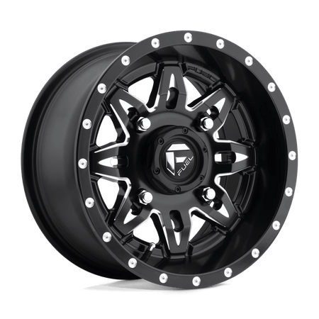 Fuel UTV D567 LETHAL UTV 14x7 ET13 4x156 Matte Black Milled