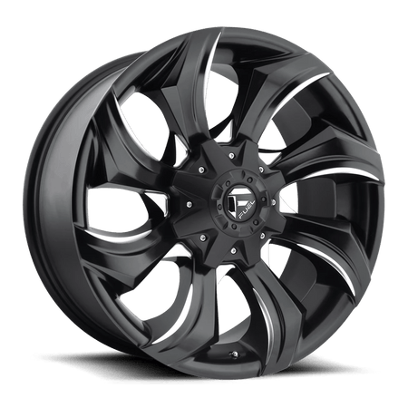Fuel 1PC D571 STRYKR 20x9 ET1 5x139.7 Gloss Black Milled